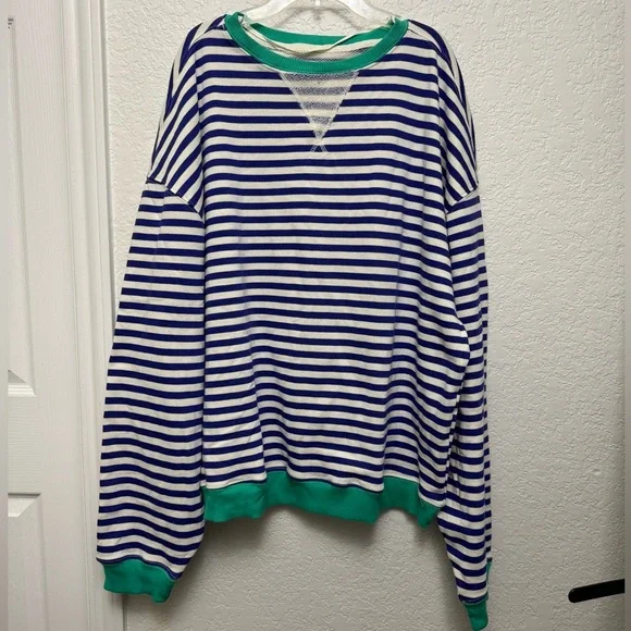 We The Free Classic Striped Crew - Picture 2 of 8